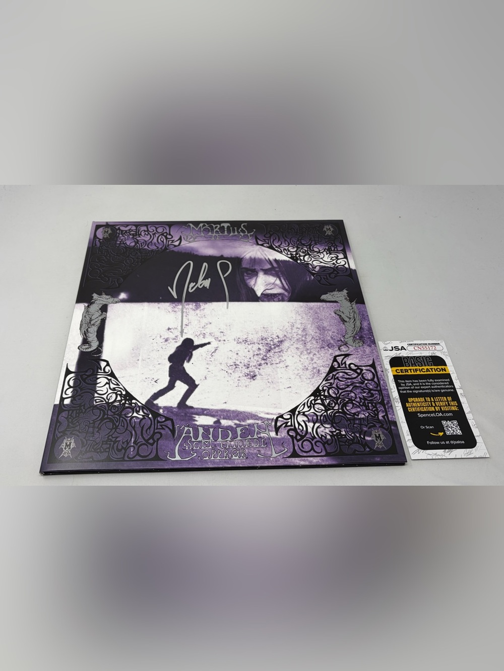 Mortiis signed Anden Son Gjorde Oppror‎ Album JSA COA